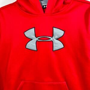 Under Armour Red Hoodie Sweatshirt Youth XL